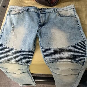 Men’s biker jeans